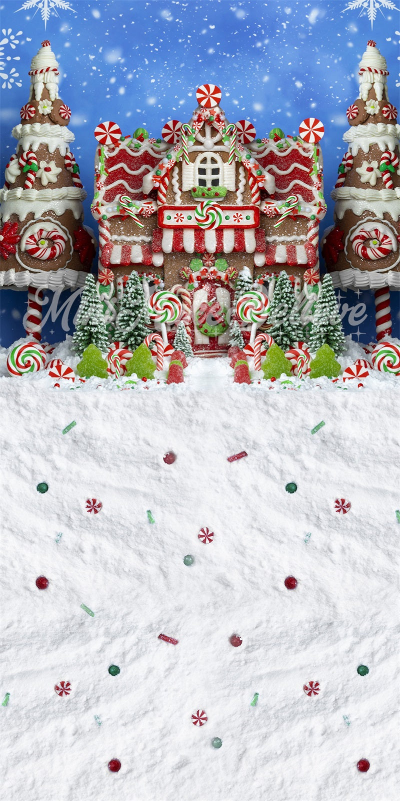 Gingerbread House Red 10M Wrapping Paper – The Vandoros Store