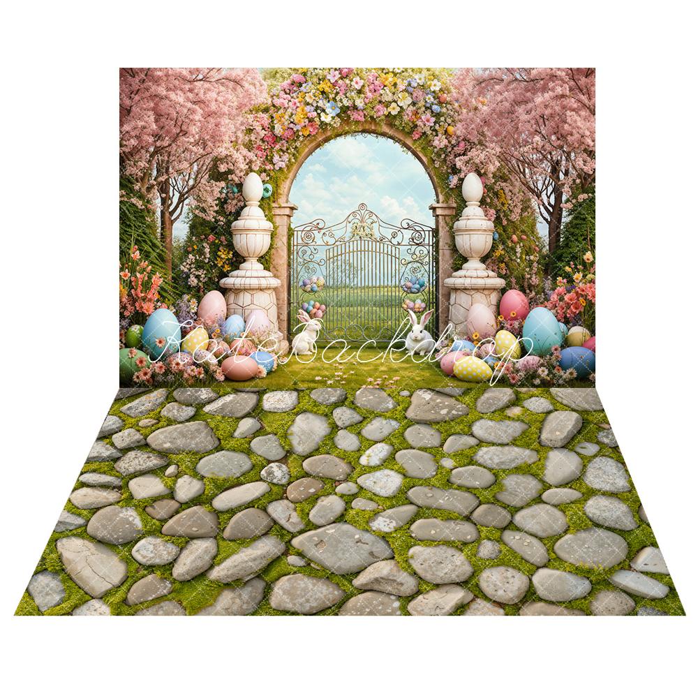 Kate Spring Easter Grass Backdrop