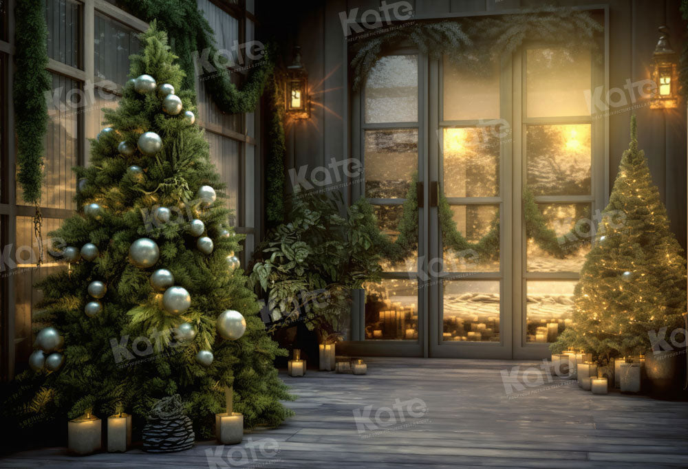 Kate Christmas Decorate Tree Gifts Window Backdrop Designed by Emetselch