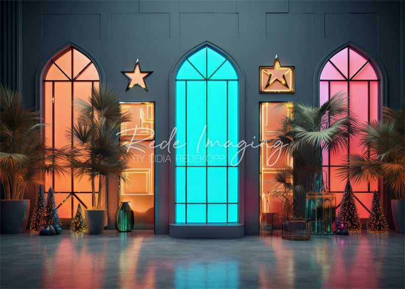 Kate Funky Christmas Backdrop Designed by Lidia Redekopp