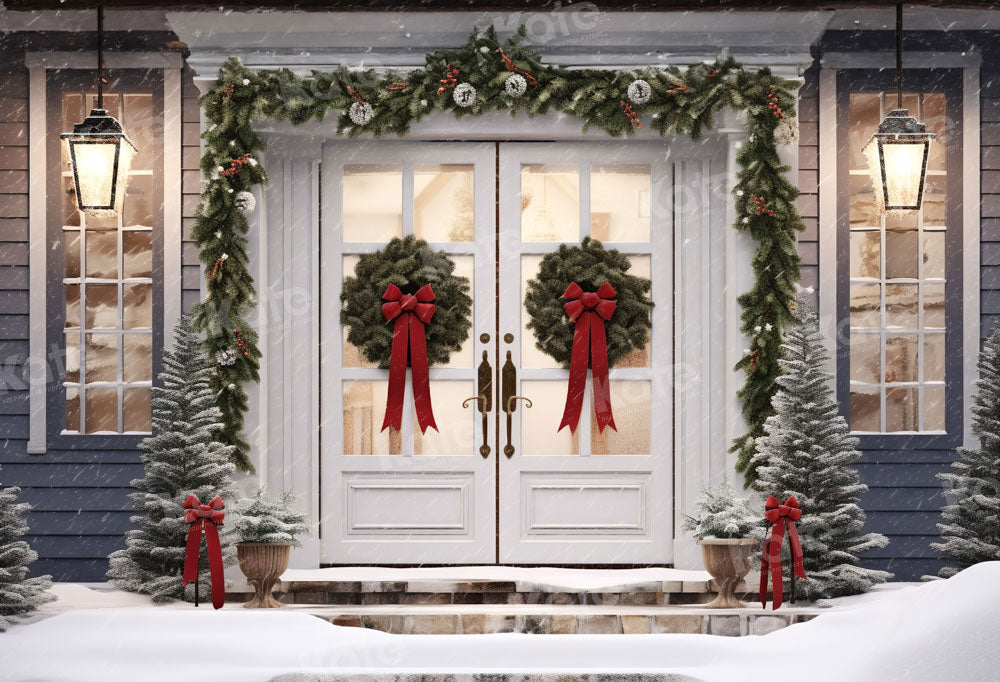 Kate White Christmas Kitchen Backdrop Designed by Emetselch