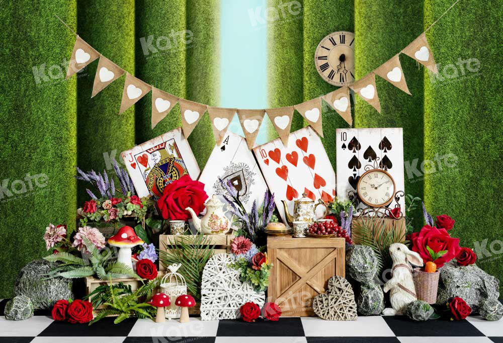 Alice in Wonderland Party Decorations / Backdrop for Sale in