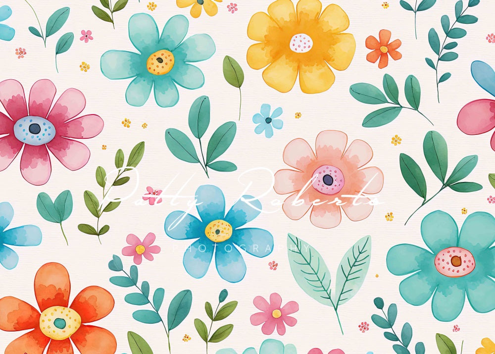 Floral Paper Background - Inkydeals
