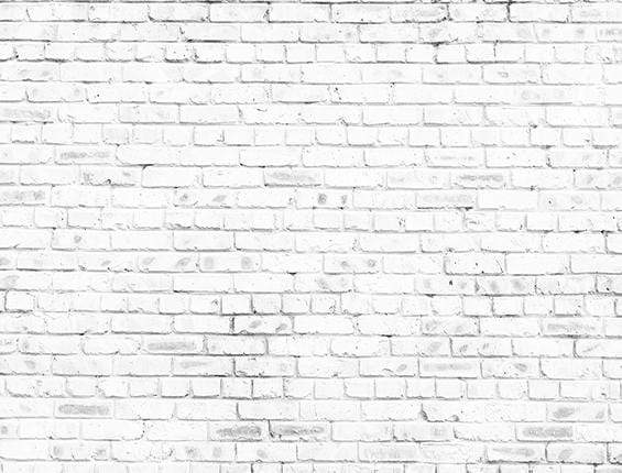white bricks background