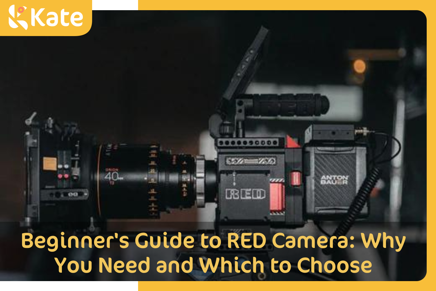 RED camera Photo by Jakob Owens on Unsplash