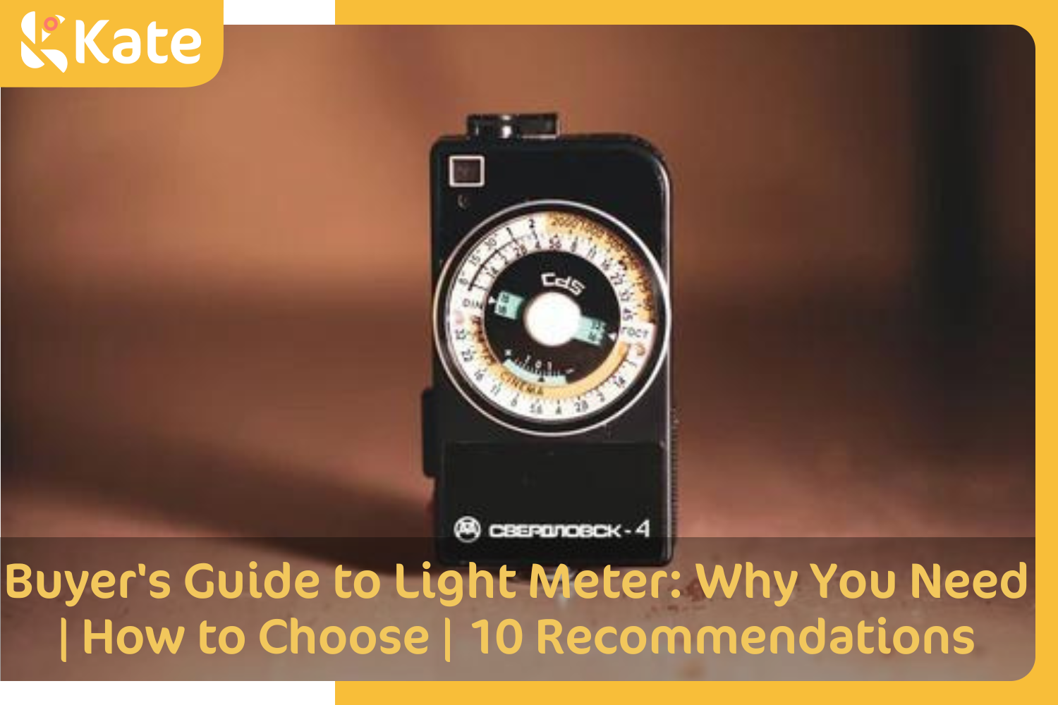 a light meter Photo by Lawrence Aritao on Unsplash