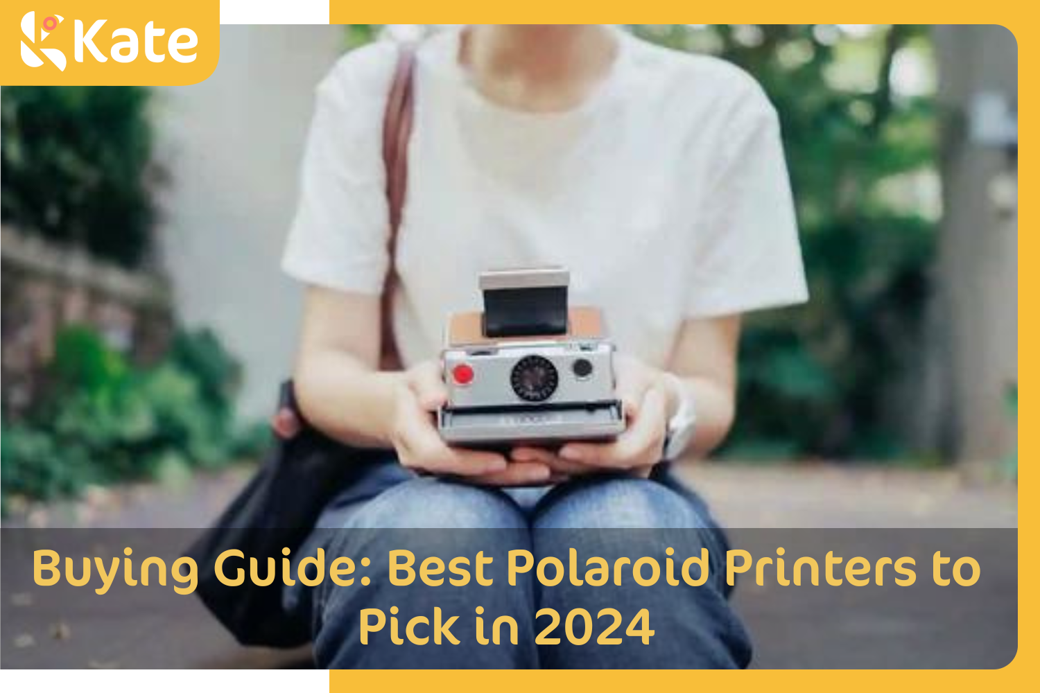 polaroid printer is putting on the woman's legs Photo by Marco Xu on unsplash