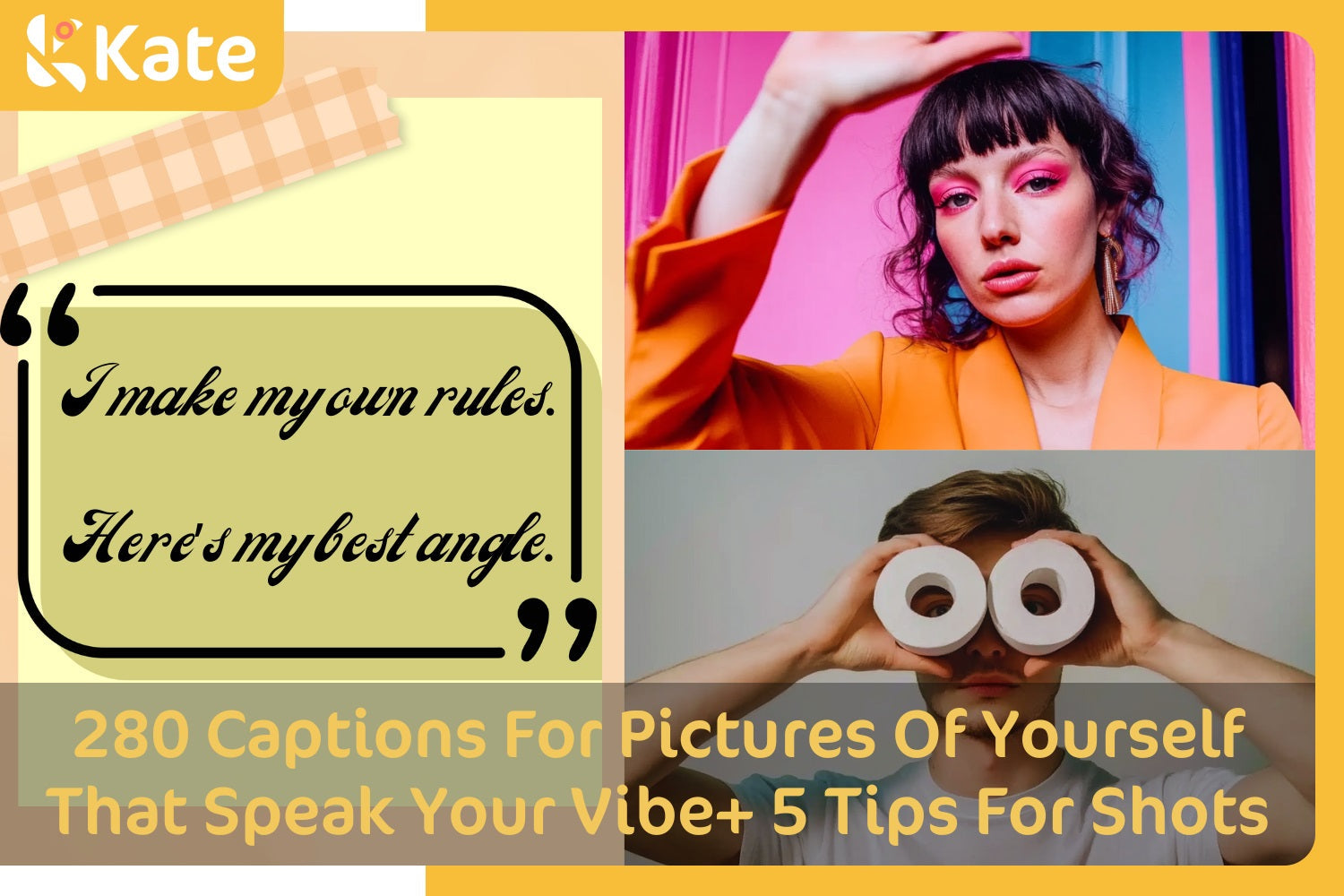 captions for pictures of yourself