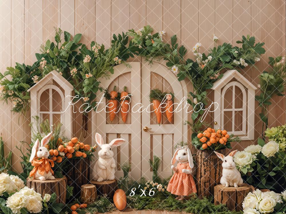 Kate Easter Bunny Garden Backdrop Designed by Emetselch