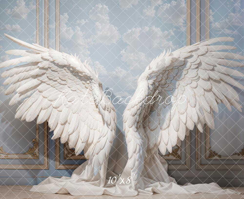 Fantasy Angel Wings Vintage Foto Achtergrond Designed by Emetselch