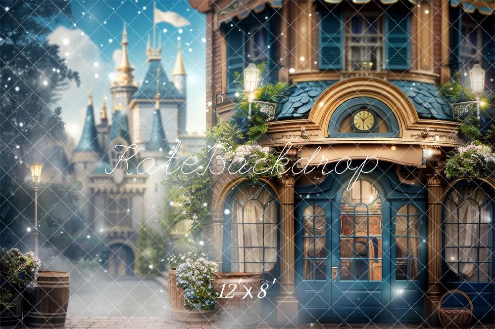 Kate Fantasy Castle Enchanted Town Backdrop Designed by Lidia Redekopp