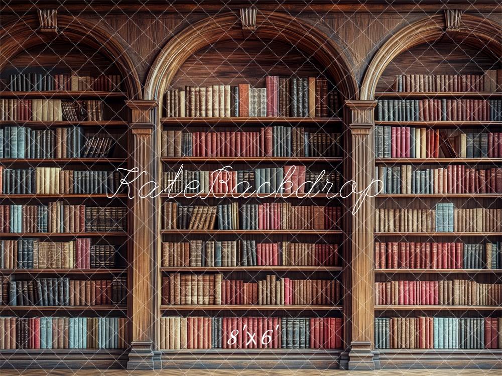 Fondo de Estantería de Libros Arco Vintage Diseñado por Mini MakeBelieve