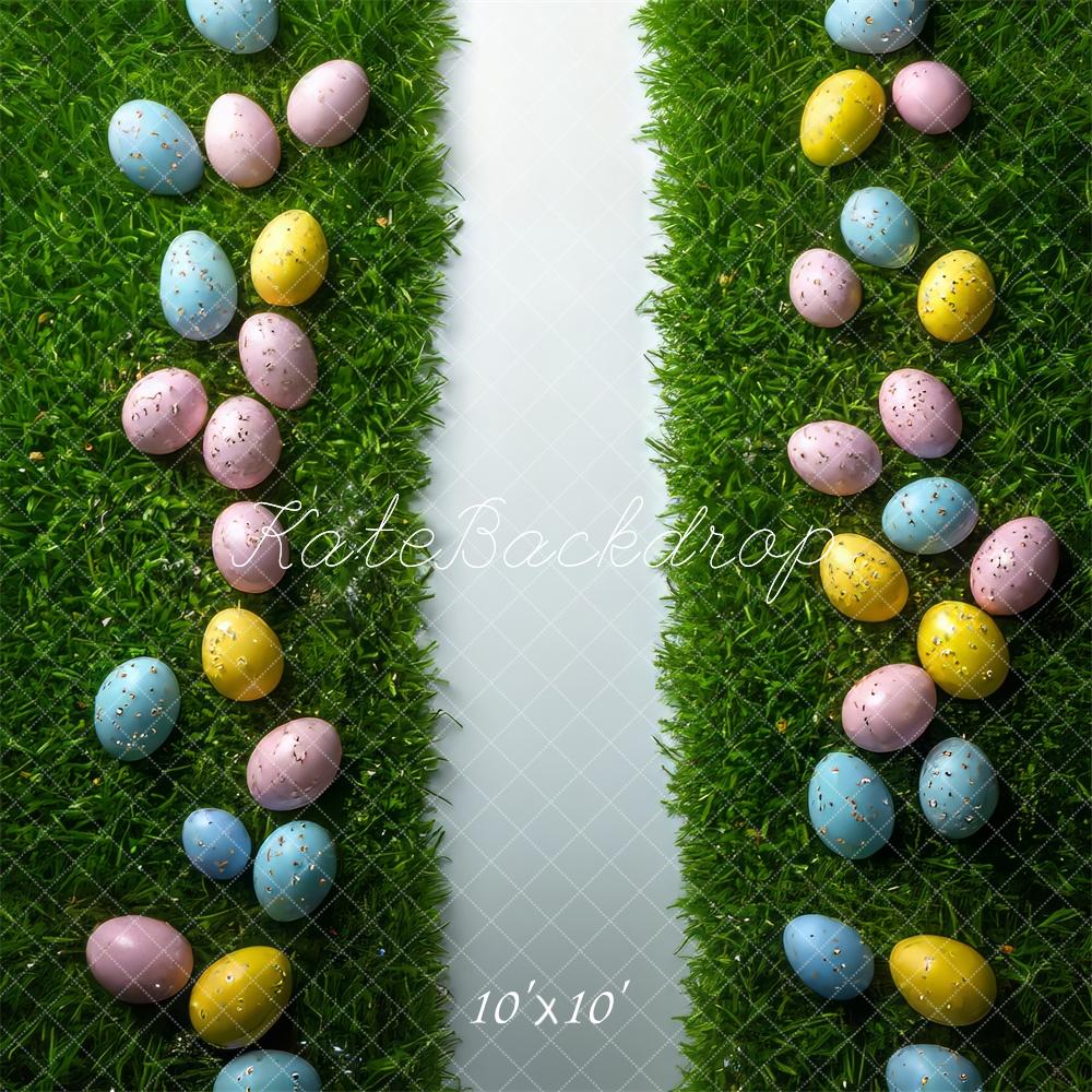 Kate Easter Egg Green Grass Floor Backdrop Designed by Mini MakeBelieve