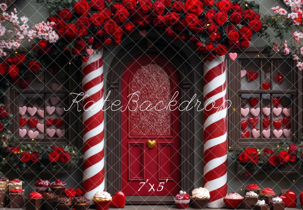 FONDO de la Casa de Dulces de San Valentín de Kate diseñado por Mini MakeBelieve