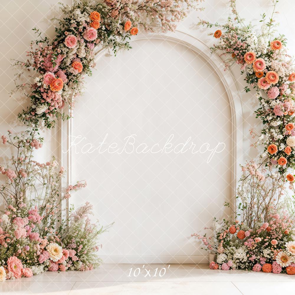 Spring Floral Arch Foto Achtergrond Designed by Emetselch