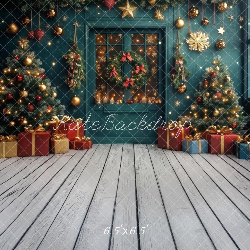 Kate Christmas Tree Window Gifts Decor Backdrop Designed by Lidia Redekopp