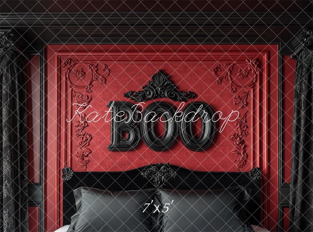 Kate Halloween Boo Gothic Backdrop Designed by Mini MakeBelieve