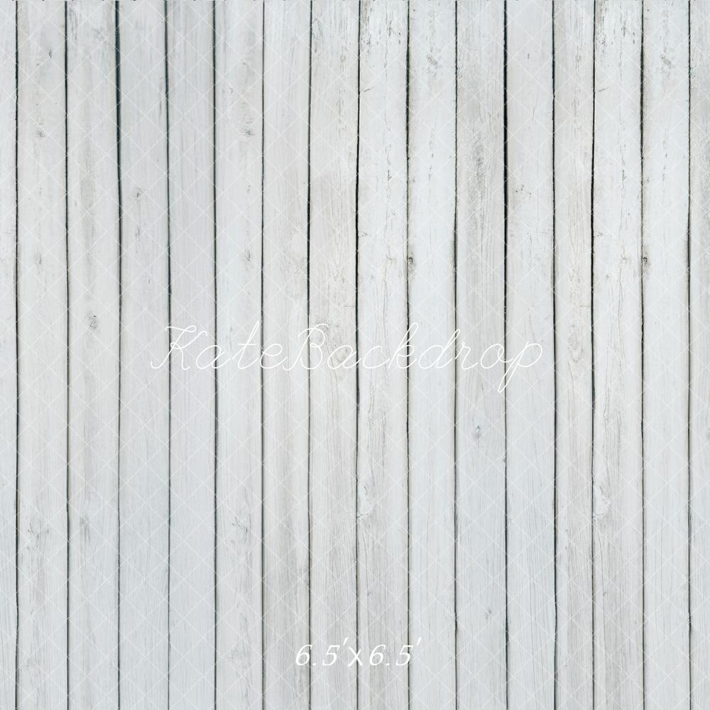 Kate White Gray Wooden Floor Backdrop Designed by Kate Image