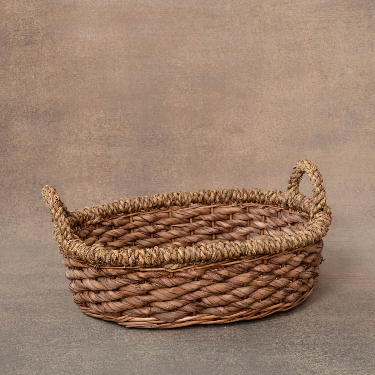 Kate Woven Basket Asymmetrical Boat Shape Kids Newborn Photography Props