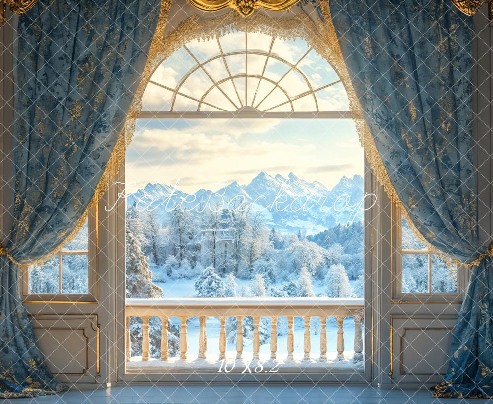 Kate Winter Palace Arch Door Curtains Backdrop Designed by Emetselch