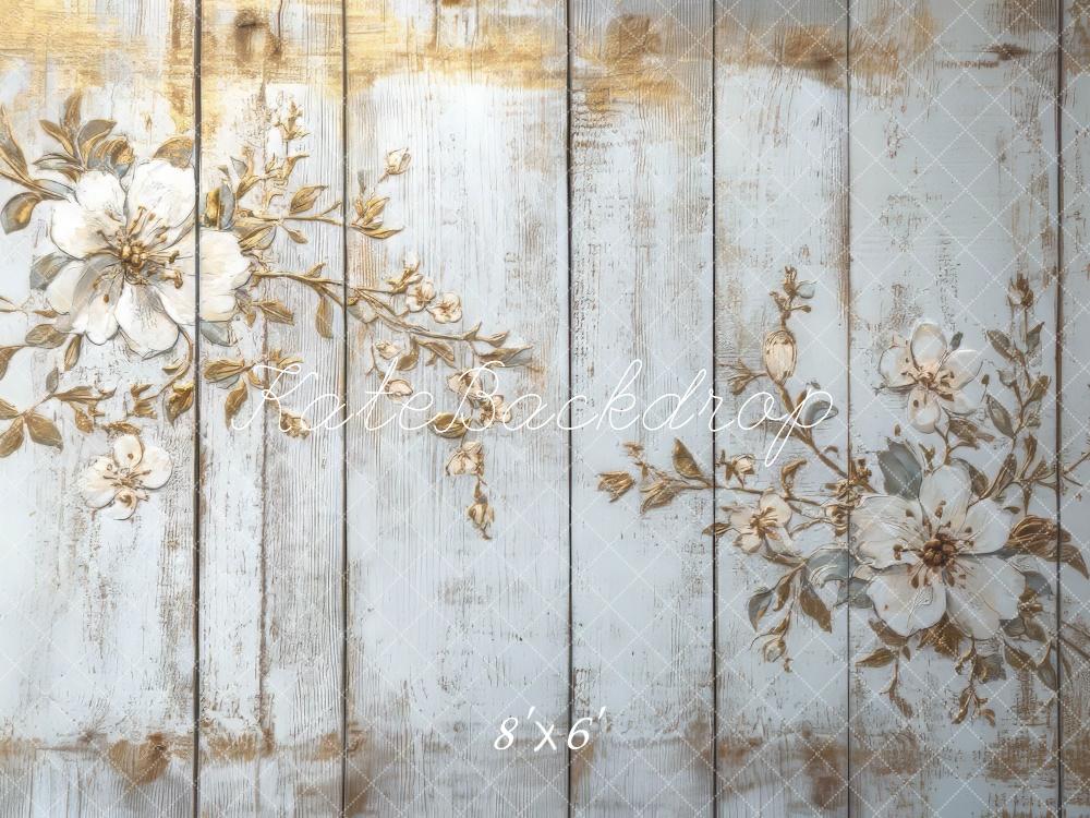 Kate Vintage Floral Wood Carving Floor Backdrop Designed by Mini MakeBelieve