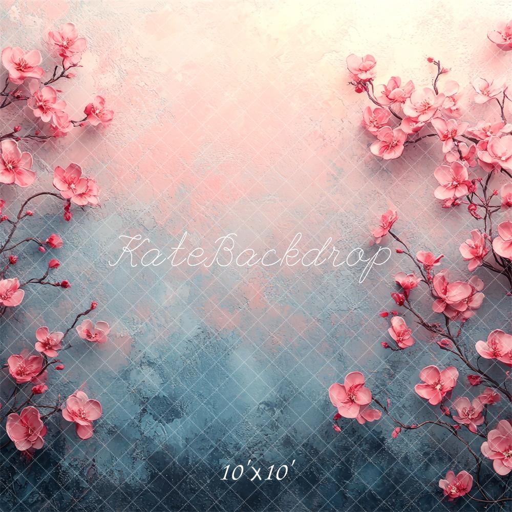 Kate Fine Art Cherry Blossom Floral Backdrop Designed by Mini MakeBelieve