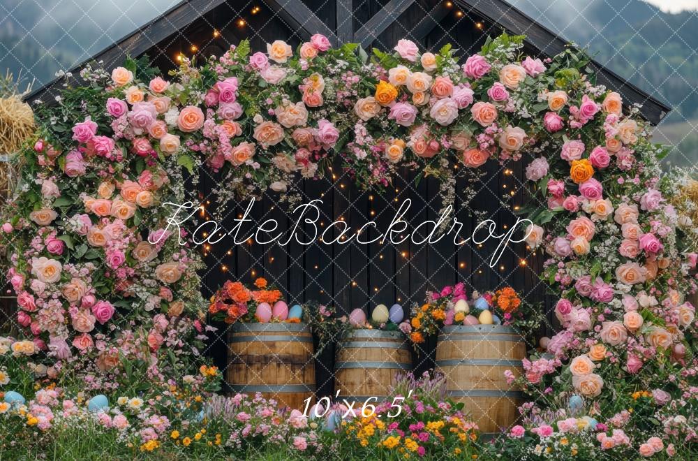 Kate Easter Barn Flower Arch Backdrop Designed by Mini MakeBelieve