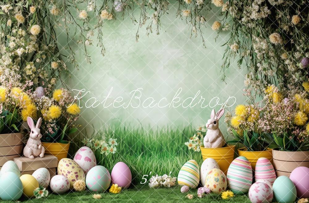 Kate Easter Bunny Egg Floral Arch Backdrop Designed by Patty Roberts