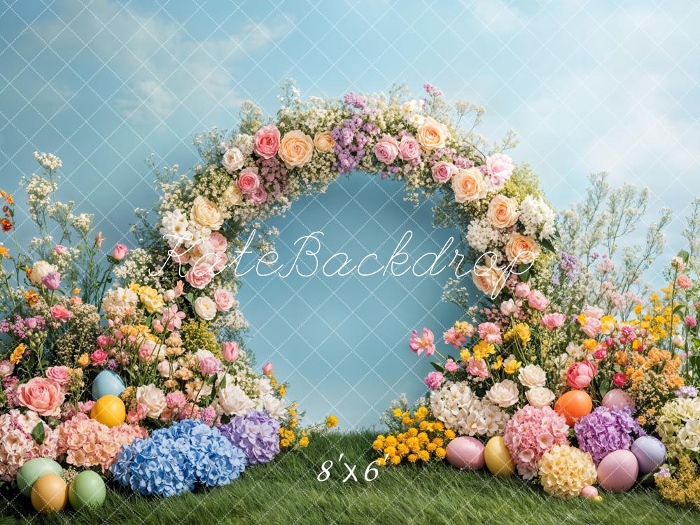 Kate Easter Flower Arch Spring Backdrop Designed by Emetselch