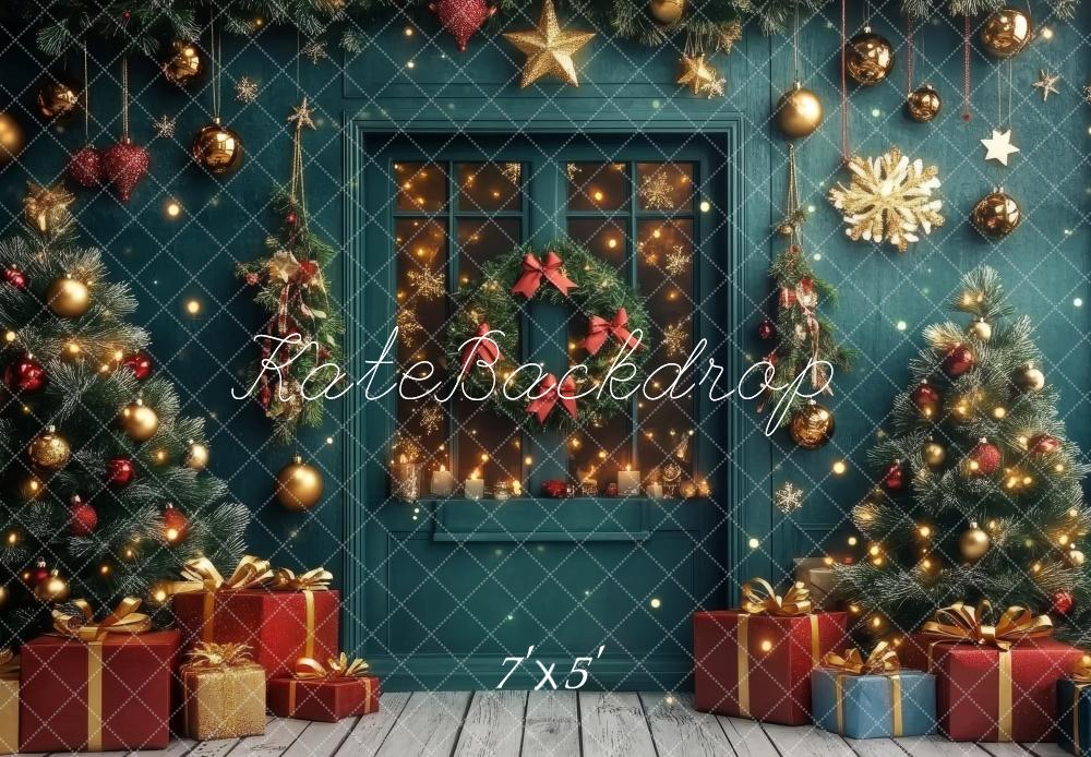 Kate Christmas Tree Window Gifts Decor Backdrop Designed by Lidia Redekopp