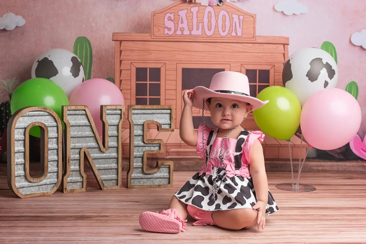 Kate Cowgirl Saloon Backdrop Designed by Megan Leigh Photography