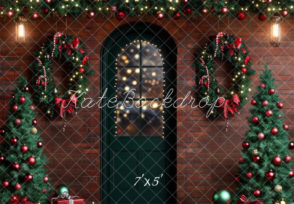 Kate Christmas Tree Wreath Door Backdrop Designed by Lidia Redekopp