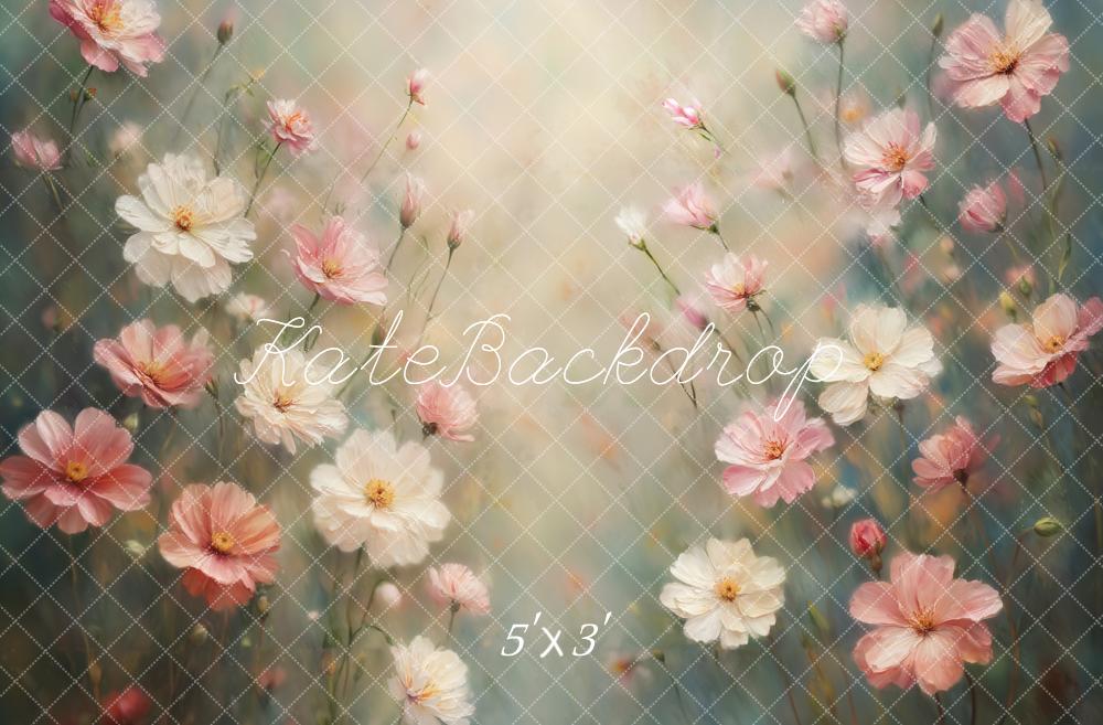 Fondo Pastel Floral de Arte Fino de Primavera Diseñado por Emetselch