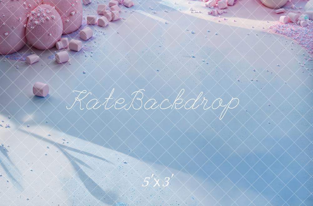 Fondo de piso de malvavisco rosa para smash cake diseñado por Emetselch