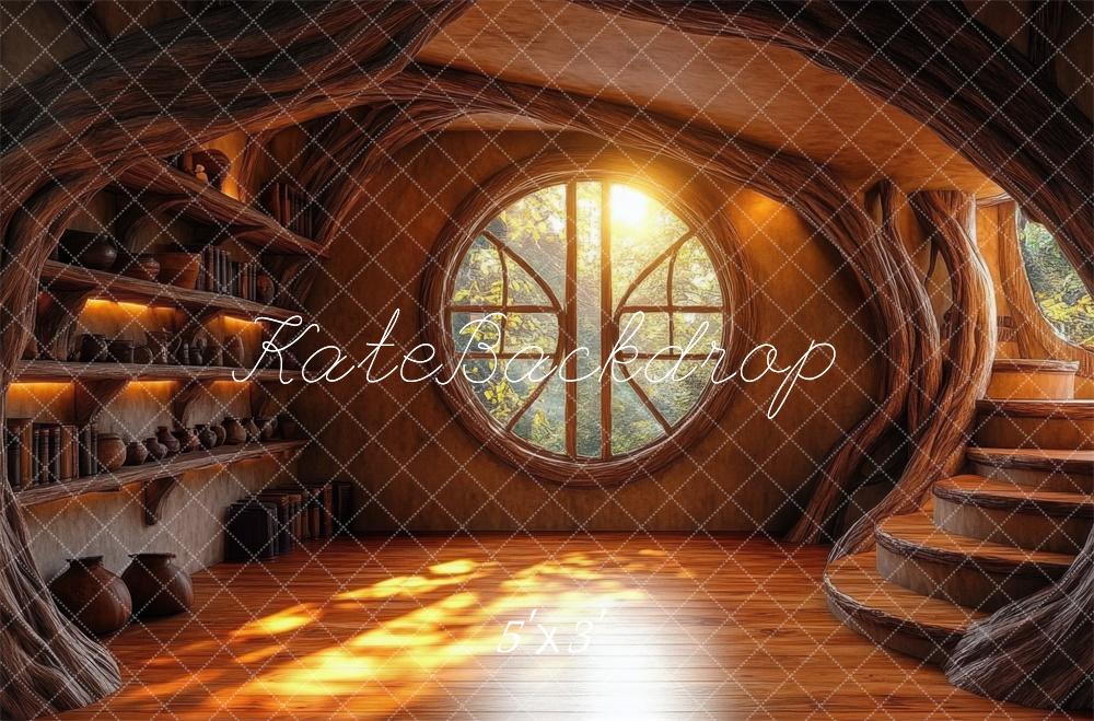 Sfondo della Casa Hobbit Fantasy progettato da Mini MakeBelieve