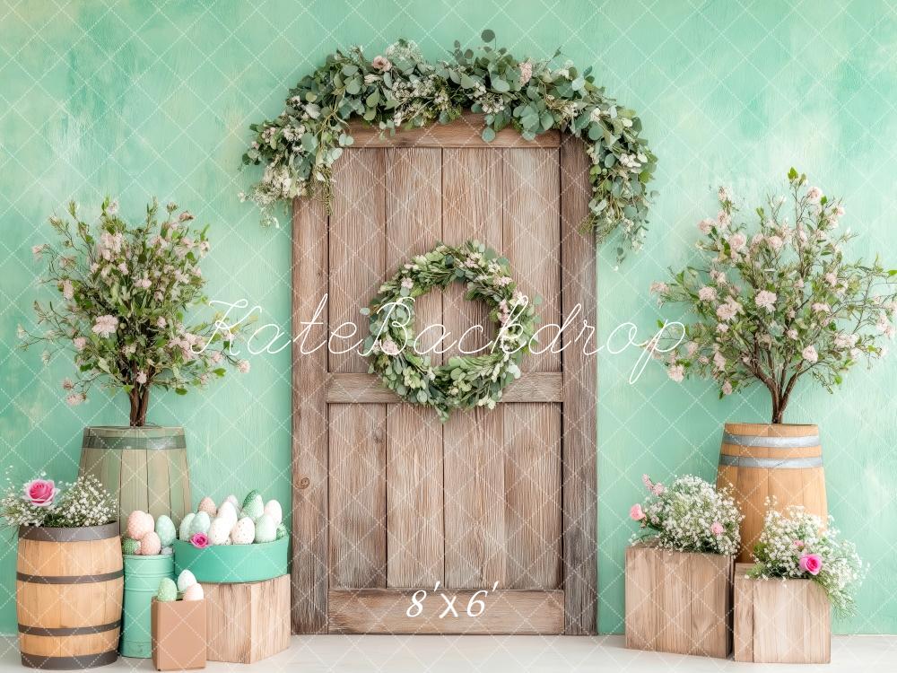 Kate Easter Floral Rustic Door Backdrop Designed by Patty Roberts