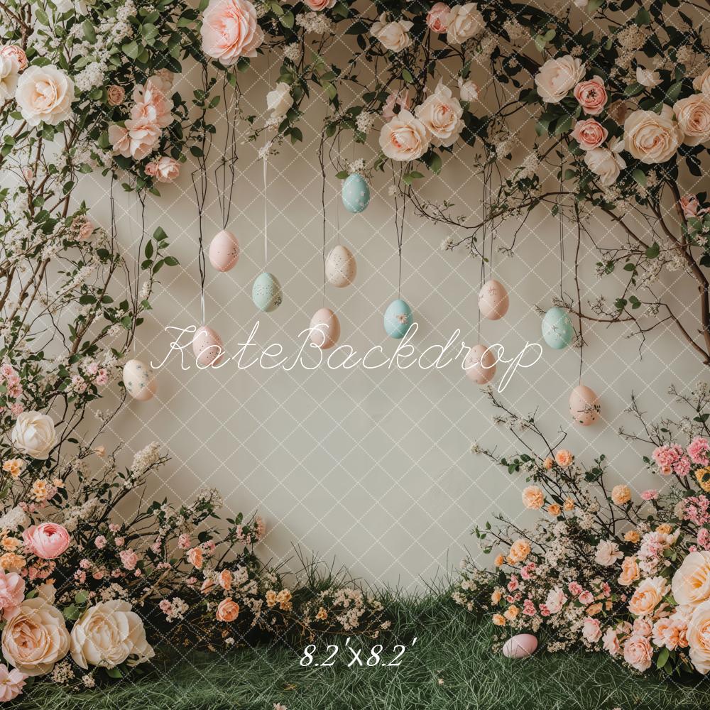 Kate Easter Floral Arch Egg Backdrop Designed by Emetselch