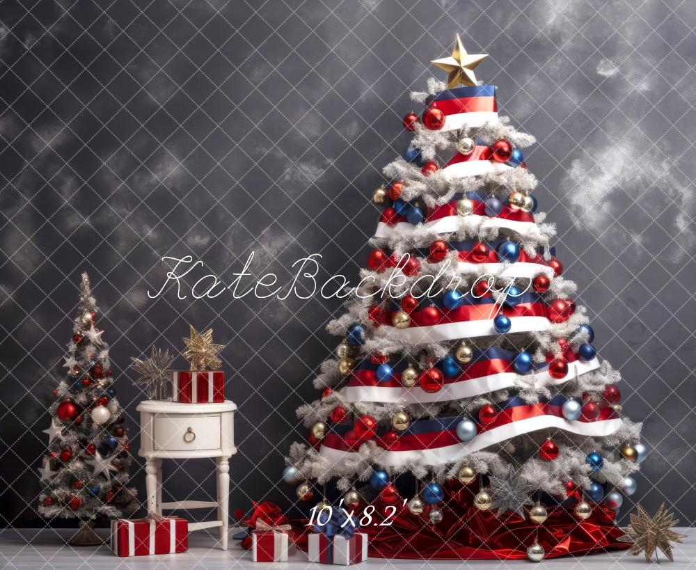 Kate Christmas Tree Ornaments Gifts Backdrop Designed by Lidia Redekopp