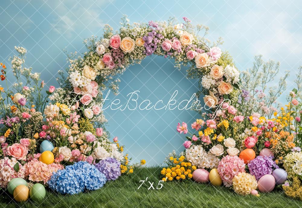 Kate Easter Flower Arch Spring Backdrop Designed by Emetselch