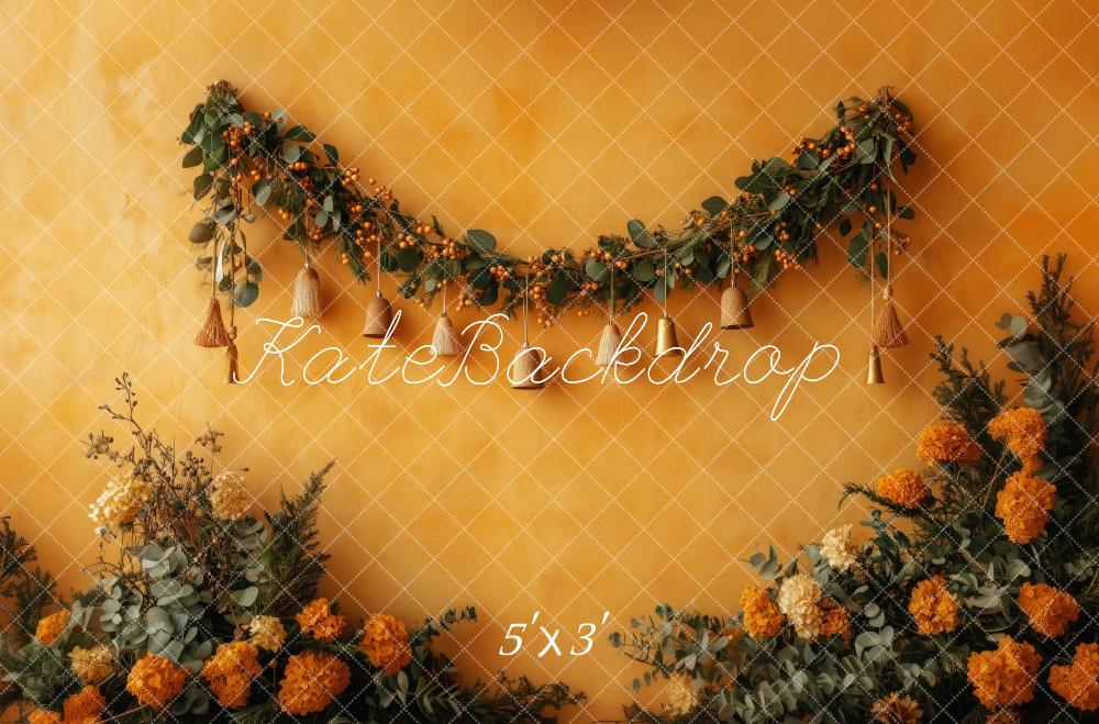 Kate Fall Rustic Floral Garland Backdrop Designed by Patty Roberts