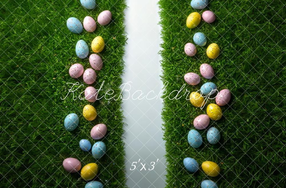 Kate Easter Egg Green Grass Floor Backdrop Designed by Mini MakeBelieve