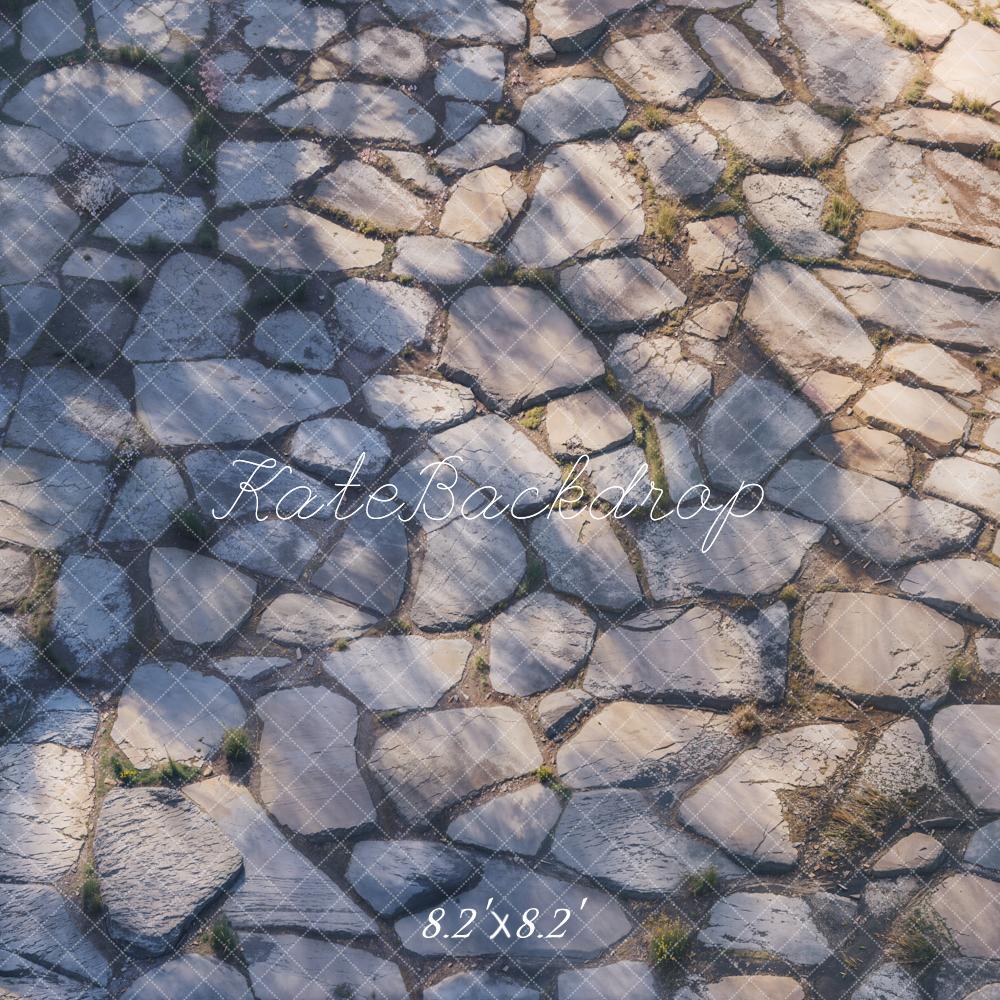 Kate Rustic Cobblestone Floor Backdrop Designed by Emetselch