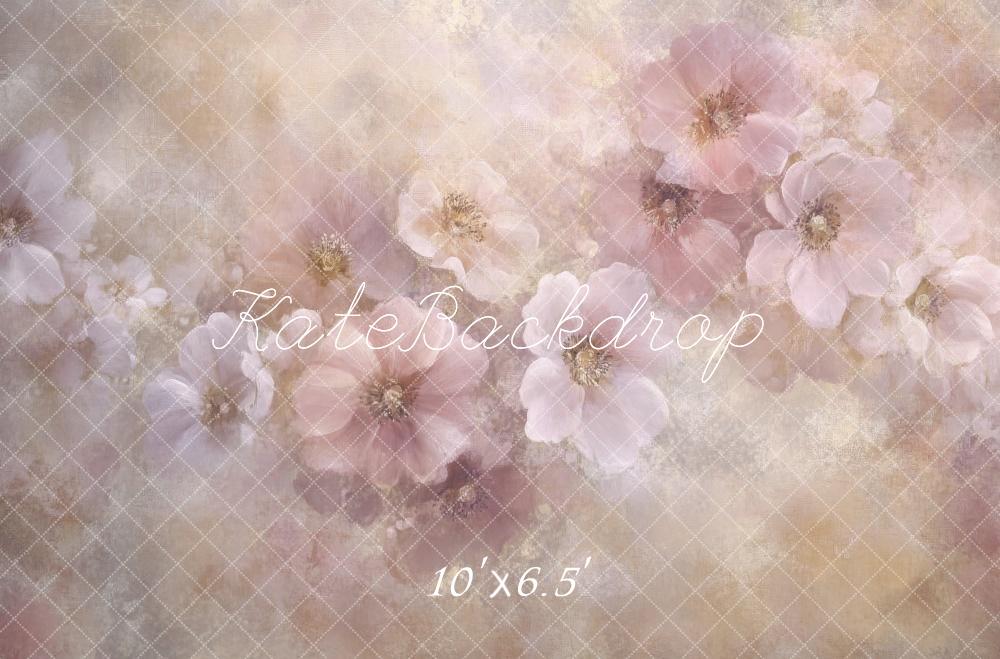 Kate Fine Art Floral Soft Pink Backdrop Designed by Lidia Redekopp