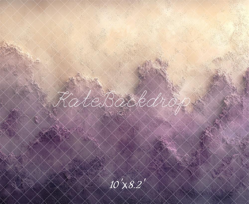 TEST Kate Purple Abstract Texture Wall Backdrop Designed by Mini MakeBelieve