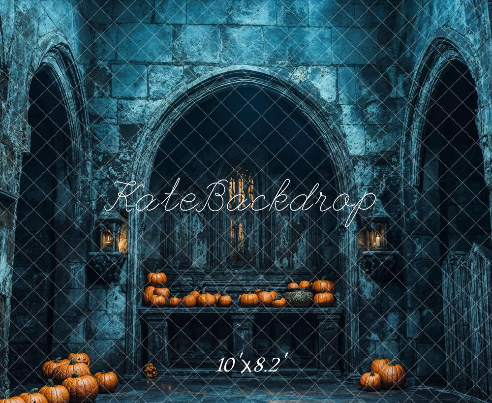 Kate Halloween Gothic Arch Wall Backdrop Designed by Emetselch