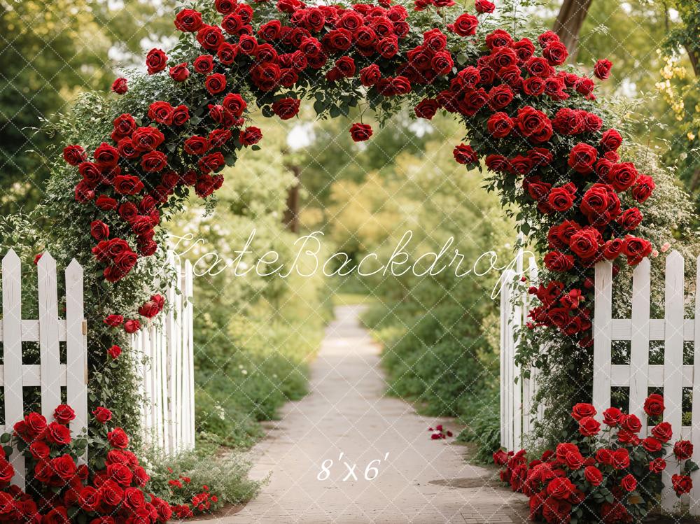 Arco di Rose per Giardino Sentiero Retroscenico Designed by Emetselch