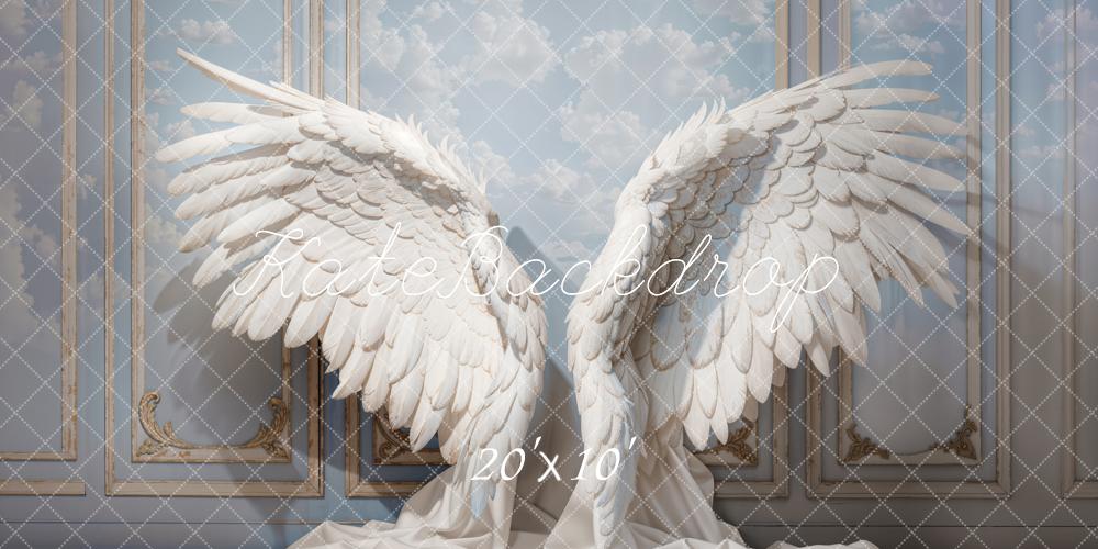 Fantasy Angel Wings Vintage Foto Achtergrond Designed by Emetselch