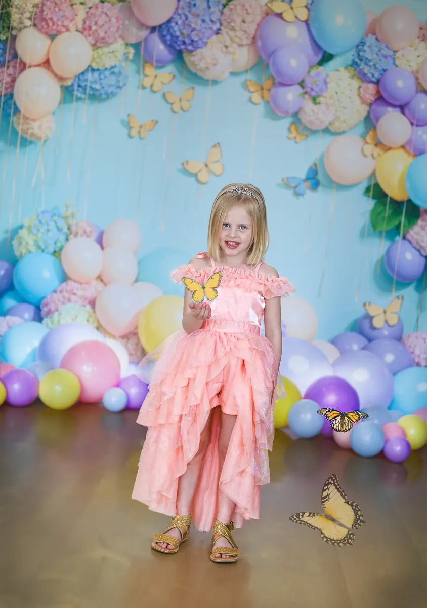 Kate Colorful Balloon Butterfly Wall Backdrop Designed by Emetselch