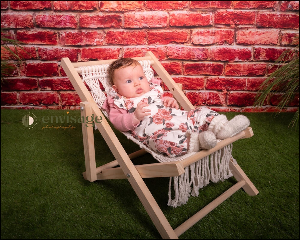 Kate Boho Wooden Folding Chair Newborn Photography Props