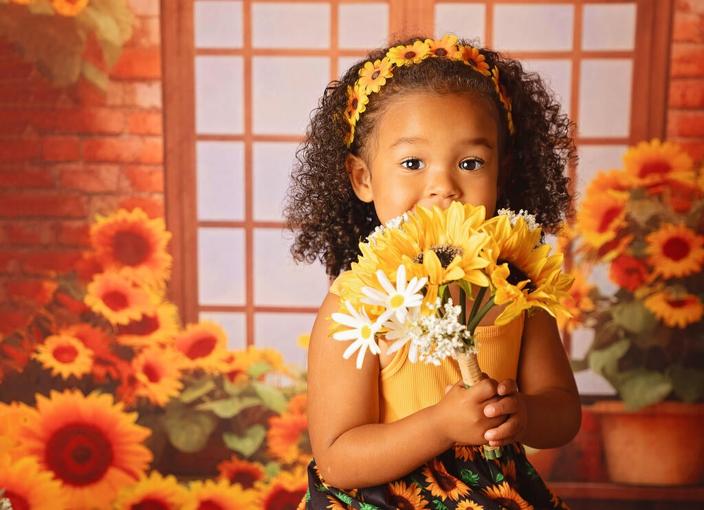 Kate Autumn/Summer Sunflower Room Backdrop Designed by Emetselch